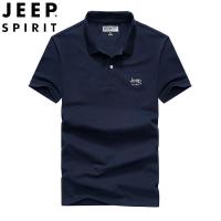 JEEP/吉普短袖POLO衫男夏季新款男士短袖T恤纯棉保罗polo衫翻领商务休闲体恤上衣服JEEP SPIRIRIT