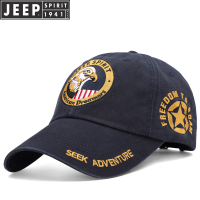 JEEP/吉普JEEP吉普男士户外休闲帽子情侣棒球帽韩版潮女士百搭帽鸭舌帽潮JEEP SPIRIT