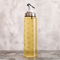 油壶玻璃家用防漏厨房用品醋壶油罐酱油瓶醋瓶香油瓶装油瓶大号小 500ML油壶