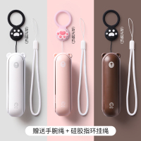 时光旧巷迷你小风扇usb充电小电风扇超 学生手拿电动便携 [小白熊+小棕熊+小粉熊]24H续航+三件特惠装☆送指环扣挂