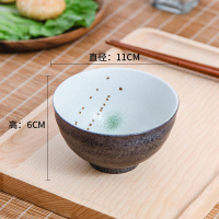 时光旧巷碗单个吃饭日式釉下彩陶瓷碗餐具套装小米饭碗饭碗家用汤碗 4.5英寸米饭碗艾绿