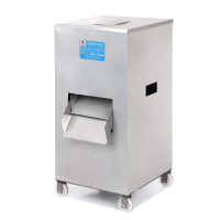 48v电瓶绞肉机多功能充电绞肉机集市肉食店流动商用灌肠机220v碎 48v500w切肉丝肉片机