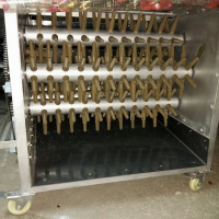 家禽五轴七轴脱毛机鸭机卧式家用商用鸡鸭鹅滚筒拔打毛机 中型