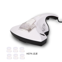 时光旧巷床铺仪家用床上吸尘器去螨虫机紫外线小型吸狗毛 白色(6+1)过滤器