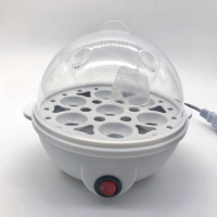 双层蒸蛋器煮蛋器时光旧巷早餐鸡蛋机厨房家电礼品 白色 160*150*160mm