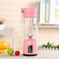 会充电榨汁杯迷你型时光旧巷电动便携式杯子榨汁机学生家用水果小型炸果汁 粉色(六页刀片)塑料杯身
