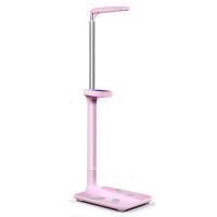 身高体重秤时光旧巷测量仪体脂秤智能电子秤家用精准健身房人体 粉红色 电池