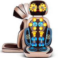 颈椎按摩器时光旧巷颈部腰部背部按摩垫家用多功能靠垫椅垫劲椎仪电动 香槟色