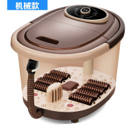 家用泡脚桶时光旧巷电动按摩洗脚加热恒温足浴盆全自动足浴桶足浴盆足疗机 机械款无气泡44×37×27