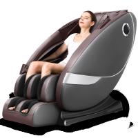 家用按摩椅时光旧巷新款全身多功能老人器全自动电动小型太空豪华舱 至尊咖色[头部按摩臀部揉捏3速12头脚底滚轮全包裹气囊]