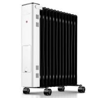 取暖器时光旧巷DYT-Z2家用节能省电暖器13片电暖气烤火炉电热油丁 黑白色13片