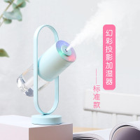 usb加湿器时光旧巷家用 卧室小型喷雾器孕妇婴儿宝宝专用净化空气迷你便携面部脸部 F系列蓝色☆可调节喷雾角度☆两档喷雾