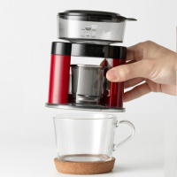 S2自动手冲磨豆滴漏时光旧巷美便携咖啡机杯S3挂耳 红S3升级版一年质保(挂耳两用)