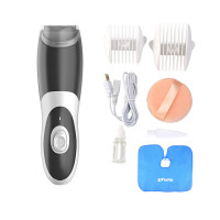 自动吸发时光旧巷理发器 婴儿剃头防水宝宝家用儿童充电新款 吸发款默认发黑色留言发粉或蓝