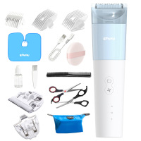 时光旧巷婴儿理发器超 儿童剃头吸发宝宝家用电推剪胎毛自己剪 升级三代- 吸发理发器