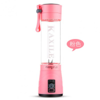 炸果汁榨汁杯手拿小型便携式水果时光旧巷家用迷你杯型砸汁料六刀头榨汁机 2号款粉色自带滤网