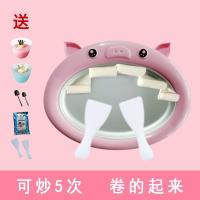【食品级】迷你炒冰机炒酸奶机家用小型DIY冰淇淋儿童炒冰盘沙冰 五代可卷款粉色小猪+礼包
