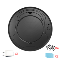 扫地机器人黄金蛋家用全自动智能扫拖一体机拖地吸尘三合一吸小米粒 炫耀黑[拖布*2+毛刷*4+充电器]