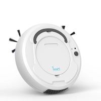 智能摇控扫地机器人黄金蛋家用全自动吸尘器带水箱三合一懒人拖地清洁机 浅灰色普通款