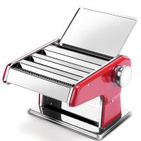 手动面条机黄金蛋家用压面器小型机子馄饨皮制作制面机擀面机厨房混沌 三刀升级加厚/本色/礼包