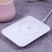 保温杯垫时光旧巷自动家用55度恒温电加热暖奶宝智能办公茶具底座 白色单杯垫自动感应简单款
