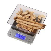 厨房秤电子称时光旧巷0.01g精准烘培克称迷你称珠宝电子称0.1g食物称重 2000g/0.1g+两个秤盘