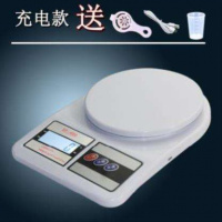 公平秤时光旧巷电子带数据线秤厨房甜品烘培手拿烘焙秤充电面粉称西点秤 中文10公斤/1克背光充电款