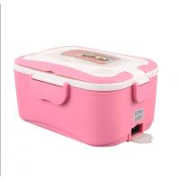 12V24V车载电热饭盒黄金蛋汽车用食品级304内胆家用220V加热饭盒 24V货车用粉色