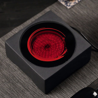 火山石煮茶器黄金蛋台湾养生复古陶瓷电热分茶器电陶炉普洱黑茶具 火山石电陶炉