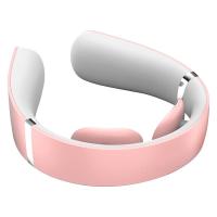颈椎按摩器时光旧巷颈部脖子肩腰背部热敷护颈 语音款:时尚粉(PG-2601B32)