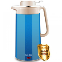 双层304防烫电热水壶黄金蛋小家电烧水壶保温自动断电家用 2.5l尊贵款带保温蓝色