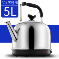 电热水壶烧水壶304家用自动断电保温大容量电壶电开茶水壶 5L加厚(304自动断电)