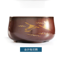 电陶炉黄金蛋家用茶炉煮茶器台式 陶瓷炉铁壶银壶烧水煮泡茶具 金沙地双鹤