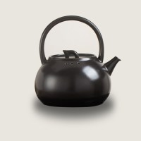 陶瓷煮茶器黄金蛋煮茶炉小型迷你遥控 陶瓷壶电陶炉煮茶器 陶瓷壶(黑色)