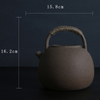 煮茶炉黄金蛋老岩泥茶壶套装炭炉陶土家用电陶炉煮茶器客厅仿古小型复古 禅悟壶