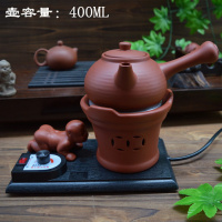 电陶炉黄金蛋零噪音小泡茶迷你电陶茶炉烧水煮茶器非电磁炉煮咖啡养生壶 红色炉小手柄壶套装