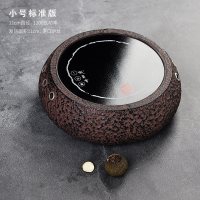 老岩泥沧海烂石电陶茶炉黄金蛋煮茶器铸铁壶小型茶壶电陶炉银壶铜 老岩泥沧海烂石小号标准版1200w