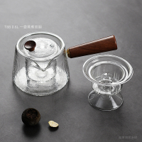 T8一壶双胆煮茶器金蛋蒸茶器电陶茶炉玻璃茶壶花茶普洱泡茶壶茶具 T8b0.6L一壶双胆