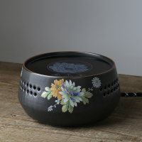 侧把壶茶具耐热玻璃煮茶壶金蛋陶瓷电陶炉普洱花茶煮茶器家用套装 清雅凝香香韵