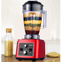 豆浆机商用破壁机黄金蛋5L升大容量五谷无渣打浆机免过滤磨浆机早餐店用 西瓜红红色7.2升定时款