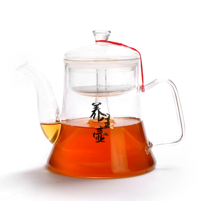 全自动蒸汽煮茶器电陶炉黄金蛋茶炉技术加厚耐热玻璃茶壶茶具 天蓝色