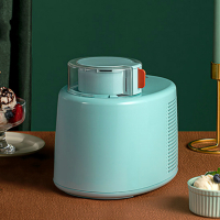 冰淇淋机时光旧巷家用小型自制水果甜筒冰激凌全自动雪糕机 西西里蓝