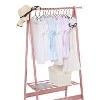 单爱 铝合金衣帽架落地家用伸缩挂衣架卧室客厅多功能晾衣架衣服架