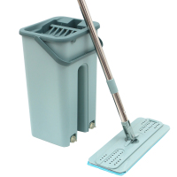 单爱 免手洗平板拖把 家用一拖净拖布懒人拖地神器 刮刮乐地板瓷砖