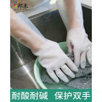 单爱洗刷碗手套 女家务手套 防水厨房橡硅胶皮神器耐用型衣服手套