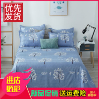 床单单件网红特价学生宿舍单双人床单1.5米1.8米床四季通用多规格 梦幻森林 [200*230]1.8米床用平铺