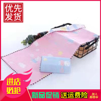 花型可选 纯棉成人毛巾 6层纱布洗脸巾面巾柔软吸水批发 礼品手巾