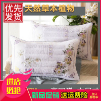 [高回弹大尺寸]枕头枕芯决明子荞麦壳护颈椎成人可一对套装水洗