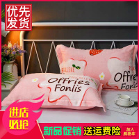 [壹眠壹恋]法兰绒枕头套一对成人学生珊瑚绒枕头套枕套一对单只