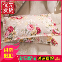 枕套一对精品加厚枕头套双人单人枕套成人加大学生枕芯套大小规格